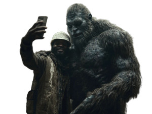 Bigfoot Selfie Vinyl Car Decal Sticker – Waterproof & UV-Resistant 8"