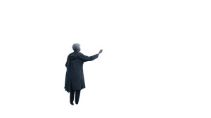 Elderly With Ai Companion Vinyl Car Decal Sticker – Waterproof & UV-Resistant 8"