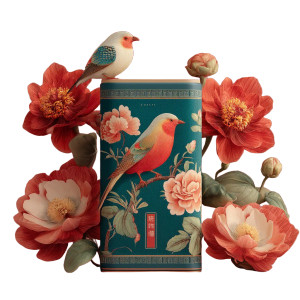 Chinese Floral Birds Vinyl Car Decal Sticker – Waterproof & UV-Resistant 8" Chinese Floral Birds Vinyl Car Decal Sticker – Waterproof & UV-Resistant 8"