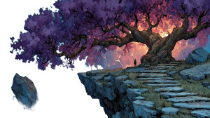 Cloaked Cosmic Traveler Vinyl Car Decal Sticker – Waterproof & UV-Resistant 8"