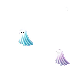 Friendly Ghosts Vinyl Car Decal Sticker – Waterproof & UV-Resistant 8"