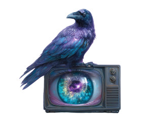 Galactic Raven Eye Vinyl Car Decal Sticker – Waterproof & UV-Resistant 8" Galactic Raven Eye Vinyl Car Decal Sticker – Waterproof & UV-Resistant 8"