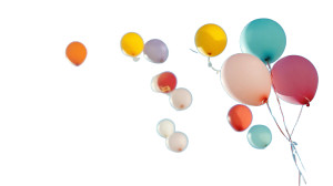 Colorful Balloons V2 Vinyl Car Decal Sticker – Waterproof & UV-Resistant 8"
