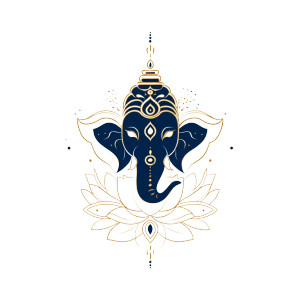 Lord Ganesha Illustration Vinyl Car Decal Sticker – Waterproof & UV-Resistant 8" Lord Ganesha Illustration Vinyl Car Decal Sticker – Waterproof & UV-Resistant 8"