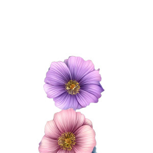Pastel Blooming Flowers Vinyl Car Decal Sticker – Waterproof & UV-Resistant 8" Pastel Blooming Flowers Vinyl Car Decal Sticker – Waterproof & UV-Resistant 8"