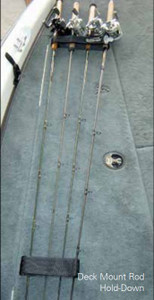 Securely Hold Four Spinning Rods | IMMI BoatBuckle Fishing Rod Holder | Deck Mount Design Securely Hold Four Spinning Rods | IMMI BoatBuckle Fishing Rod Holder | Deck Mount Design