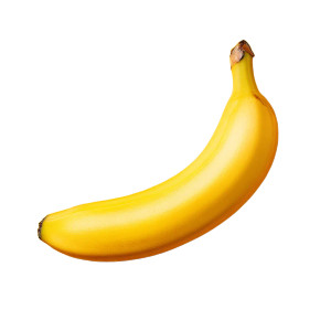 Ripe Yellow Banana Vinyl Car Decal Sticker – Waterproof & UV-Resistant 8"