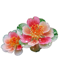 Lotus In Rain Vinyl Car Decal Sticker – Waterproof & UV-Resistant 8"