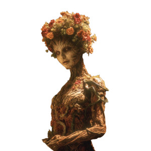 Gaia Earth Goddess V2 Vinyl Car Decal Sticker – Waterproof & UV-Resistant 8"