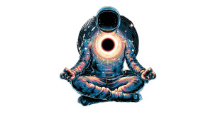 Cosmic Human Deity Vinyl Car Decal Sticker – Waterproof & UV-Resistant 8"