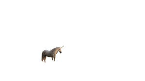 White Unicorn Vinyl Car Decal Sticker – Waterproof & UV-Resistant 8"