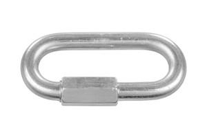 Heavy Duty D-Type Trailer Safety Chain Quick Link | Set Of 2, Steel, Zinc Plated Heavy Duty D-Type Trailer Safety Chain Quick Link | Set Of 2, Steel, Zinc Plated