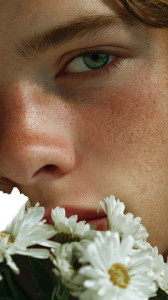 Young Swimmer Portrait V2 Vinyl Car Decal Sticker – Waterproof & UV-Resistant 8"