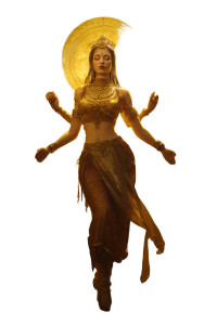 Tantric Dakini Goddess Vinyl Car Decal Sticker – Waterproof & UV-Resistant 8"