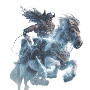 Norse God Máni Vinyl Car Decal Sticker – Waterproof & UV-Resistant 8"