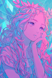 Anime Goddess Aphrodite Vinyl Car Decal Sticker – Waterproof & UV-Resistant 8"