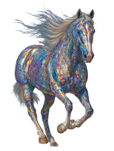 Gorgeous Brown Horse Vinyl Car Decal Sticker – Waterproof & UV-Resistant 8"