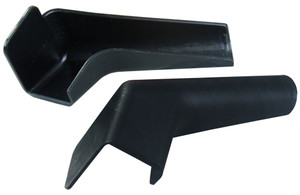 USA-Made Black Drip Rail Gutter Spout | Set of 2 | Fits up to 1-1/16" Rails | Lifetime UV Protection USA-Made Black Drip Rail Gutter Spout | Set of 2 | Fits up to 1-1/16" Rails | Lifetime UV Protection