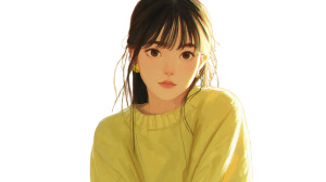 Chinese Woman Portrait V9 Vinyl Car Decal Sticker – Waterproof & UV-Resistant 8"