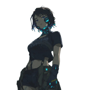 Cyberpunk Anime Girl V39 Vinyl Car Decal Sticker – Waterproof & UV-Resistant 8" Cyberpunk Anime Girl V39 Vinyl Car Decal Sticker – Waterproof & UV-Resistant 8"