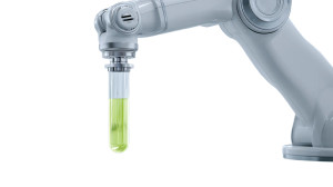 Futuristic Lab Robot Vinyl Car Decal Sticker – Waterproof & UV-Resistant 8"