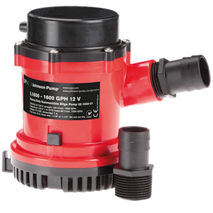Powerful 1600 GPH 12V Bilge Pump | Johnson Pumps | Stainless Steel Shaft Powerful 1600 GPH 12V Bilge Pump | Johnson Pumps | Stainless Steel Shaft
