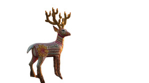 Magical Deer Alebrije Vinyl Car Decal Sticker – Waterproof & UV-Resistant 8"