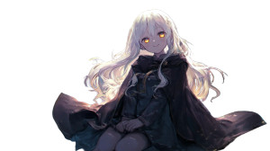 Ethereal Anime Sorceress Vinyl Car Decal Sticker – Waterproof & UV-Resistant 8"