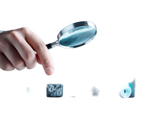Businessman'S Magnifying Glass Vinyl Car Decal Sticker – Waterproof & UV-Resistant 8"