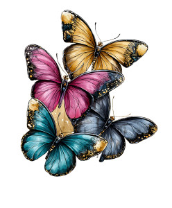 Tribal Butterflies Illustration Vinyl Car Decal Sticker – Waterproof & UV-Resistant 8" Tribal Butterflies Illustration Vinyl Car Decal Sticker – Waterproof & UV-Resistant 8"