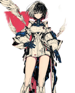 Radiant Valkyrie Vinyl Car Decal Sticker – Waterproof & UV-Resistant 8"