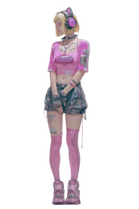 Cyberpunk Girl V21 Vinyl Car Decal Sticker – Waterproof & UV-Resistant 8" Cyberpunk Girl V21 Vinyl Car Decal Sticker – Waterproof & UV-Resistant 8"