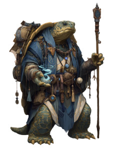 Arcana Cleric Tortle Vinyl Car Decal Sticker – Waterproof & UV-Resistant 8"