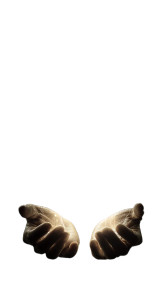 Glowing Energy Hands V2 Vinyl Car Decal Sticker – Waterproof & UV-Resistant 8"