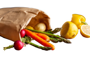 Fresh Vegetables Spill Vinyl Car Decal Sticker – Waterproof & UV-Resistant 8"