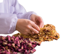 Herbal Tea Crafting Vinyl Car Decal Sticker – Waterproof & UV-Resistant 8"