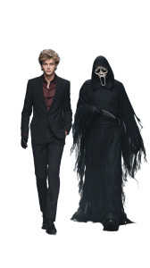 Fashion Meets Horror Vinyl Car Decal Sticker – Waterproof & UV-Resistant 8"