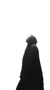 Lone Masked Figure Vinyl Car Decal Sticker – Waterproof & UV-Resistant 8"