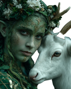 Green Dryad Elf Vinyl Car Decal Sticker – Waterproof & UV-Resistant 8" Green Dryad Elf Vinyl Car Decal Sticker – Waterproof & UV-Resistant 8"