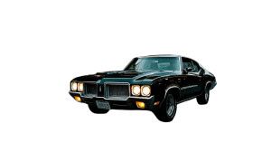 Vintage Oldsmobile Cruising Vinyl Car Decal Sticker – Waterproof & UV-Resistant 8"