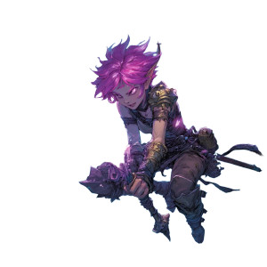 Pixie Warrior Ranger Vinyl Car Decal Sticker – Waterproof & UV-Resistant 8"