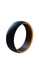 Futuristic Glowing Ring Vinyl Car Decal Sticker – Waterproof & UV-Resistant 8"