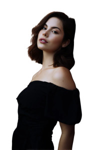 Attractive Woman Portrait V6 Vinyl Car Decal Sticker – Waterproof & UV-Resistant 8"