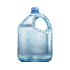 Translucent Water Jug Vinyl Car Decal Sticker – Waterproof & UV-Resistant 8"