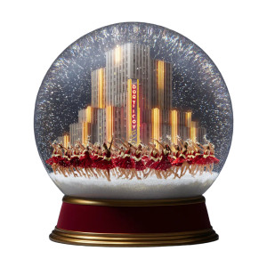 Sparkling Rockettes Snow Globe Vinyl Car Decal Sticker – Waterproof & UV-Resistant 8"