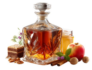 Whiskey Wine Bottle Vinyl Car Decal Sticker – Waterproof & UV-Resistant 8"