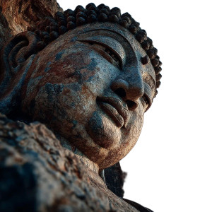 Buddha Statue Vinyl Car Decal Sticker – Waterproof & UV-Resistant 8"