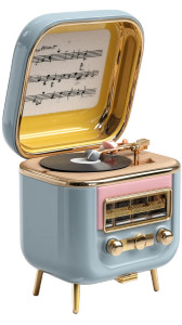 Pastel Music Box Vinyl Car Decal Sticker – Waterproof & UV-Resistant 8"