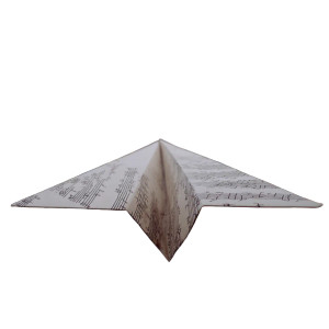 Paper Airplane Pov Vinyl Car Decal Sticker – Waterproof & UV-Resistant 8"