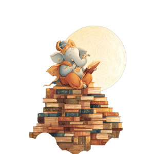 Cute Ganesha Vinyl Car Decal Sticker – Waterproof & UV-Resistant 8"